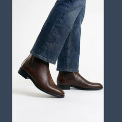 Vantore Classic Brown Chelsea Boots – Stylish Formal & Casual Wear