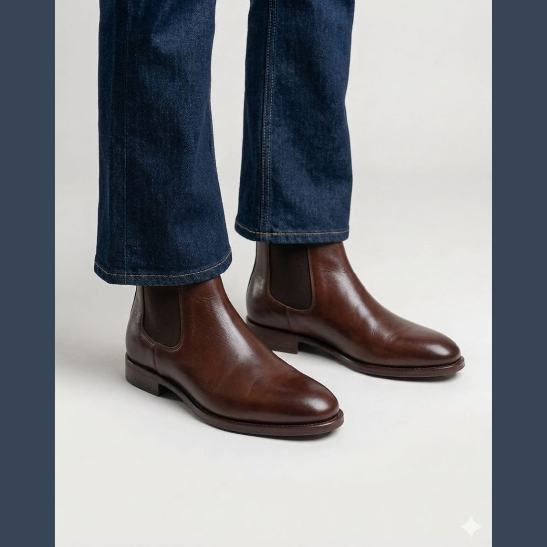 Vantore Classic Brown Chelsea Boots – Stylish Formal & Casual Wear