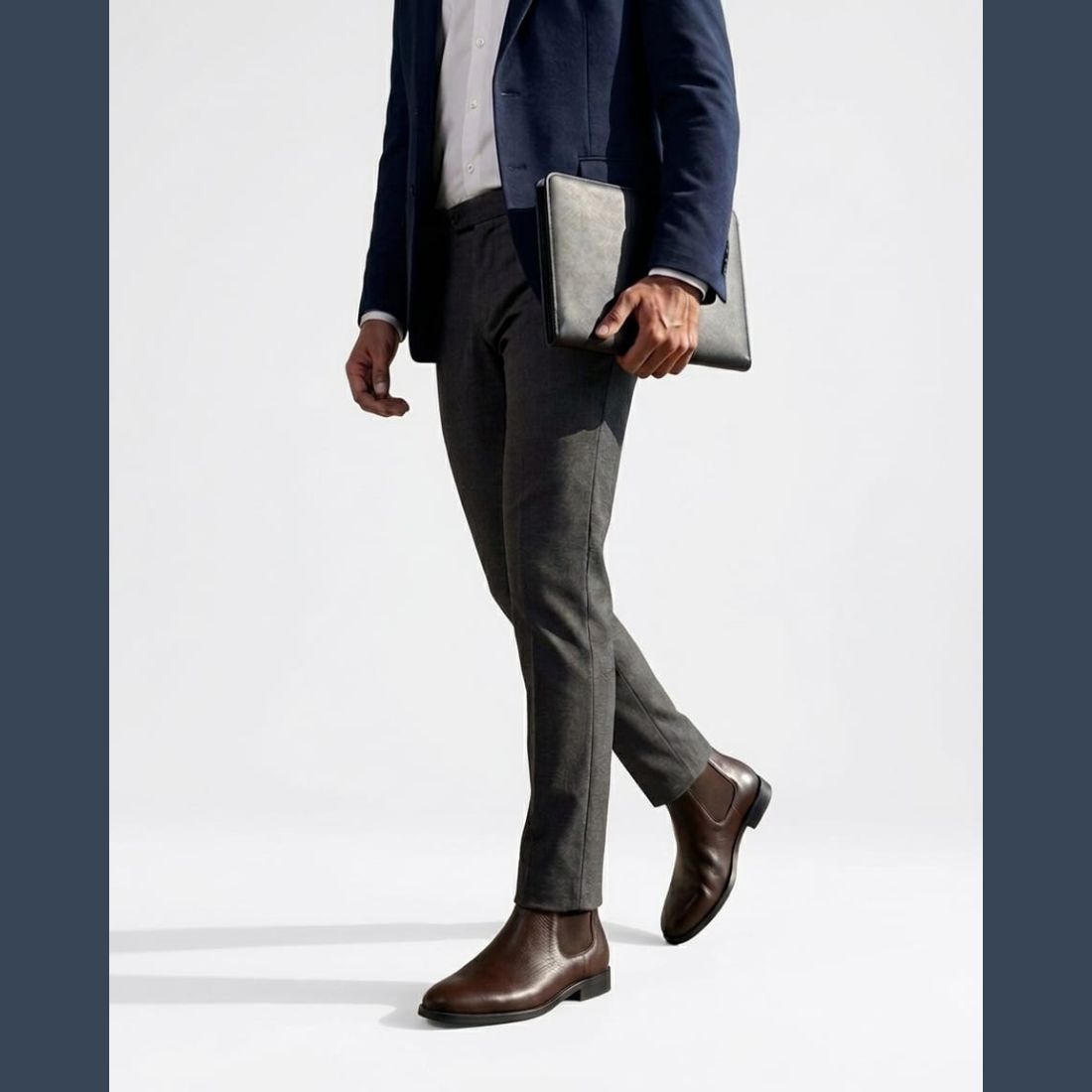 Vantore Classic Brown Chelsea Boots – Stylish Formal & Casual Wear