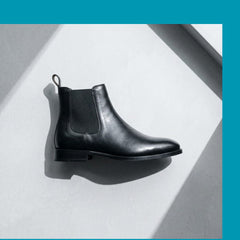 Vantore Men’s BlackLeather Chelsea Boots – Elegant & Comfortable